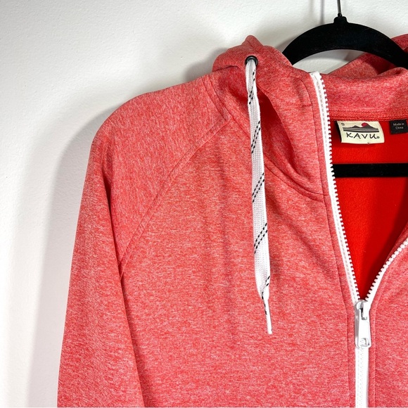 NWT Kavu Women’s Zelda Outdoor Hiking Trail Hoodie Size Small in Tigerlily - Picture 4 of 15